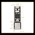Pikkukuva 2 / 5: Luckfox Pico Pro Linux RV1106 Rockchip AI -kortti ARM -A7/RISC-V Pico(B).pa:lle