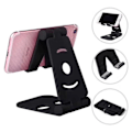 Miniatyrbillede 2 af 5: Foldbart Mobilholder – Holder til Mobil, iPad, Tablet Sort—pa