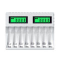 Miniatyrbillede 1 af 5: Batterioplader med LCD-display, intelligent til opladning af AA/AAA NiCd NiMh-batterier, oplader til aa aaa