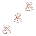 Miniatyrbilde 4 av 5: 1/2/3/5 Glassobjektiv med kule stativ for mineralprøver Hexagon Rose Gold Hexagon Rose Gold 3Set