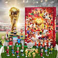 Pikkukuva 1 / 5: VM-Adventskalenteri 2024 Jalkapallo-MM Joulu Blind Box Messi, Cairo, Mbappe ja muut