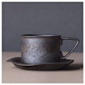 Miniatyrbilde 1 av 5: Kaffe Kanne, Te Kopp Håndlaget Retro Kopp og Fat Sett Hjem Utsøkt Atmosfære Kaffe Kopp
