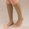 Beiga kompressionsstrumpor för män/kvinnor – small/medium, elastiska stödstrumpor för optimalt stöd