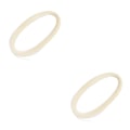 Miniatyrbilde 4 av 5: 1/2/3/5 Crinoline Hestehår Flette DIY Håndverk for Millinery Hatt elfenbenshvit ivory white 2Set