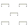 Miniatyrbilde 2 av 5: 1/2/3/5 Lyssterk LED Lyslist Taklampe for SCX10 D90 1/10 Skala 147mm for Wrangler 147mm for Wrangler 5Set