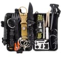 Survival Kit 32 delar - Kompass, eldstål, kniv, lampa