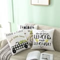 Miniatyrbild 2 av 4: Citron Kuddfodral Gult Citrontryck Kudde Mjuk Modern Bondgård för Sovrum Soffa Vardagsrum 45 x 45 cm (Citron 2)
