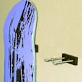 Miniatyrbillede 3 af 5: 6 Pak Skateboard Flydende Dæk Display Vægmonterings Rack Holder Hænger Passer til Hjemmeopbevaring Display.pa