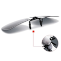Miniatyrbillede 2 af 5: Store Flip Up Clip On Solbriller Blå—pa