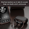 Miniatyrbild 4 av 5: Gaming Headset Tävling Låg Latens In-Ear Bluetooth Hörlurar, IPX7 Vattentäta Immersiva Bas Bluetooth Hörlurar med Digital Display (Svart)
