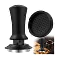 51 mm Kaffetamper med justerbart djup och graderad espressofjäder, kalibrerad
