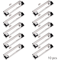 Miniatyrbillede 2 af 5: 10 stk. metalklemmer Metalklemme Udklipsholder Papirklemme Dokument C