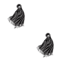Miniatyrbillede 1 af 5: 1/2/3 Unisex Halsklæde med Frynser Varmt og Hyggeligt Rørhalsklæde til Mørkegrå dark grey 2Set