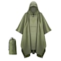 Pikkukuva 1 / 5: Tilava sadeponcho - sadeviitta Green Grön