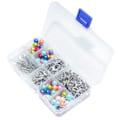 Miniatyrbillede 1 af 5: 50 stk. Engel Nøgleringe til Håndværk Inkluderer Nøgleringe med Perler DIY Nøglering Tilbehør til Smykkefremstilling for Voksne og Børn