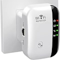 Miniatyrbillede 1 af 5: WiFi-forstærker 2023 - Nyeste, med Ethernet-port, hurtig installation, trådløs signalforstærker til hjemmet