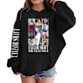 Miniatyrbillede 1 af 5: Flickor Hoodies 1989 Casual Taylor Sweatshirt Barn Pojkar Swifts Pullover Hooded Konsert Outfit För 4-14 05 black 13 till 14 år 05 black 13 to 14 Years