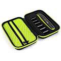 Miniatyrbilde 2 av 4: Etui for Philips Philips OneBlade Pro Deksel, EVA Hardt Reiseveske med svamp Oppbevaringspose for One Blade (svart nettingversjon).pa