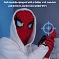 Miniatyrbillede 3 af 5: Mascara Spiderman Hovedbeklædning Cosplay Bevægelige Øjne Elektronisk Maske Spider Man 1:1  Hakekontrol Elastiske Legetøj Til Voksne Børn Gave