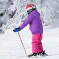 Miniatyrbilde 4 av 5: Vinterhansker for barn, snø- og skihansker, ungdomshansker for kaldt vær for ski Blue