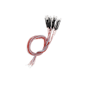 Miniatyrbillede 4 af 5: 1/2/3/5 10 STK Forbundne 3 mm LED-pærer Emitterende Dioder DC3V Lilla 30cm Purple 30cm 5Set