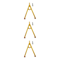 Miniatyrbilde 4 av 5: 1/2/3/5 Front Trigon Support Bar for AXIAL SCX10 Front Trigon Yellow yellow 3Set