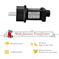 Miniatyrbilde 2 av 5: Transformatorplugg for julelys, 31V LED strømforsyning med timer, minne, 8 moduser, IP44 vanntett strømforsyningskontroller for juletre