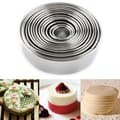 Runda Kakformar 14-pack Silver Silver