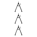 Miniatyrbillede 2 af 5: 1/2/3/5 Forreste Trigon Støttestang til AXIAL SCX10 Forreste Trigon Sort black 3Set