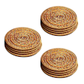 Miniatyrbilde 1 av 5: 12 stk. Rattan Gryteunderlag for Varme Retter - Isolerte Varmeunderlag, Slitesterk Gryteklut for Bord, Varmebestandig.pa