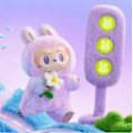 Miniatyrbild 6 av 9: Pop Mart Labubu The Monsters – Spännande Macaron Plysch Nyckelring Serie (1 Blind Box, 3.0) love 3
