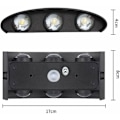 Miniatyrbilde 2 av 5: LED Innendørs Vegglampe 6W Moderne Vegglampe, IP65 Vanntett Aluminium Utendørs Vegglamper, for Stue Soverom Hall Trappeoppgang Korridor