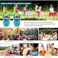 Miniatyrbild 4 av 5: 2-pack Walkie Talkies för barn 3 4 5 6 7 år, pojkar och flickor
