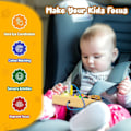 Miniatyrbillede 5 af 5: Træ-Busy Board til småbørn Montessori Busy Board LED-lysafbryder Sensorisk bræt Pedagogisk læringslegetøj Baby og småbørn fra 3 år A