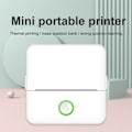 Miniatyrbillede 1 af 4: Bærbar Mini Studenter Fejl Lomme Printer Foto Bluetooth Termisk Lille Printer