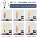 Miniatyrbilde 4 av 5: Lava Lampe Pære 25W E14 R39 Varmt Hvit Varmt Hvit Reflektor Pære SES Liten Edison Skrue Pære Spotlight Pære (4-pakning)