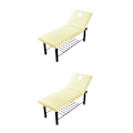 Miniatyrbilde 3 av 5: 1/2/3 Komfortabelt og slitesterkt trekk for avslapping Beige Beige 2Set
