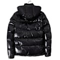 Miniatyrbillede 5 af 5: Mænds Vinter Kort Blank Stå Krage Vandafvisende Dunjakke Sort Sort black XL black XL