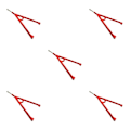 Miniatyrbillede 3 af 5: 1/2/3/5 Forreste Trigonstøttestang til AXIAL SCX10 Forreste Trigon Red red 5Set
