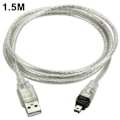 Pikkukuva 1 / 5: USB-kaapeli (uros Firewire IEEE1394a uros, 4-nastainen, laitteille