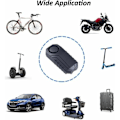 Miniatyrbild 4 av 4: Trådlöst Motorcykel-/Cykelalarm, Stöldskyddslarm med Fjärrkontroll, IP55 Vattentät, 113 DB Superhögt (Svart).pa
