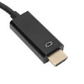 Pikkukuva 3 / 5: DisplayPort - HD Multimedia Interface -sovitin DP Uros - HD Multimedia Interface Uros -muunnin TV PC:lle 1,8 m / 5,9 jalkaa 4K DP - HD Multimed...