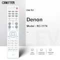 Miniatyrbillede 3 af 4: Fjernbetjening til Denon Prime Dele RC-1174 RCD-N8 RC-1199 RCD-N9 RC-1154 RCD-N7 Netværkslyd CD-modtager