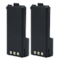Pikkukuva 4 / 5: 2kpl Radiopuhelin Li-ionakku 3800mAh Korvaava 2-suuntaisen radion akku BAOFENG BF UV5R 5RA 5RB 5RC 5RD 5RO 5RE