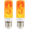 Miniatyrbillede 1 af 5: Flambulb | Pærer med flammeeffekt | Flimrende pære, 4 lystilstande LED E27