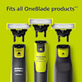 Miniatyrbilde 2 av 4: 3-pakks erstatningshoder for nesetrimmer, øretrimmer og øyenbryntrimmer, kompatibel med QP2520 QP2630 QP2724 QP2834-barbermaskiner