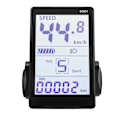 Miniatyrbild 1 av 5: M6H Elektrisk Cykel LCD Display Mätare Instrumentbräda 24V 36V 48V 60V Universal E Scooter LCD Panel Skärm.pa