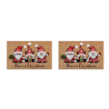 Pikkukuva 1 / 5: 1/2 Pehmeä ja Mukava Merry Christmas Gnome Ovimatto Joulupukille Santa Claus 2Set