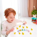 Miniatyrbillede 5 af 5: 120 stk Mini Resin And Dekoration, Mikro And Mini Resin And (Gul)
