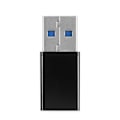 Miniatyrbild 1 av 5: Paris_2 st USB 3.0 A hane till USB-C 3.1 Typ C hona OTG data- och laddningsadapter konverter svart 0.1